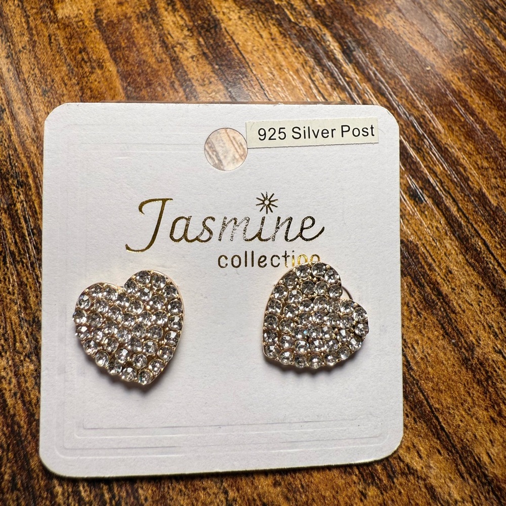 Silver Heart Earrings